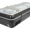 Cong&eacute;lateur de supermarch&eacute; gris TWIN HEAD A-F - TEFCOLD - 17335