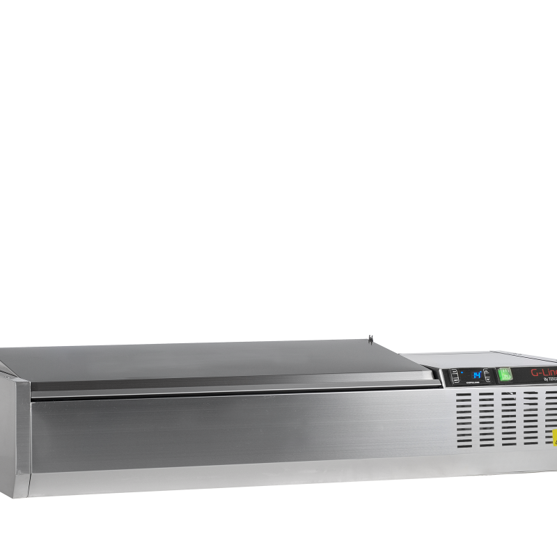 Koelvitrine GN1/4 GVC33-120 S/S - TEFCOLD - 33586