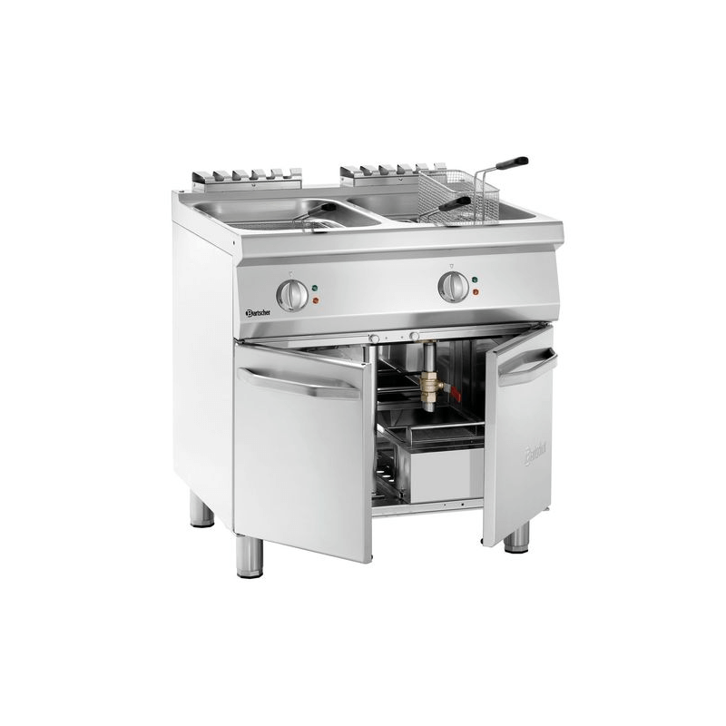 Elektrische friteuse 2 schalen L800 - Bartscher 700