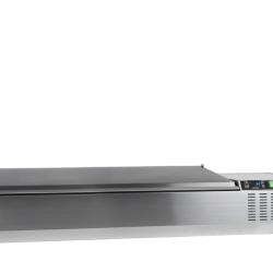Vitrine r&eacute;frig&eacute;r&eacute;e GN1/4 GVC33-150 S/S - TEFCOLD - 33589