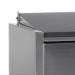 Vitrine r&eacute;frig&eacute;r&eacute;e GN1/4 GVC33-150 S/S - TEFCOLD - 33589