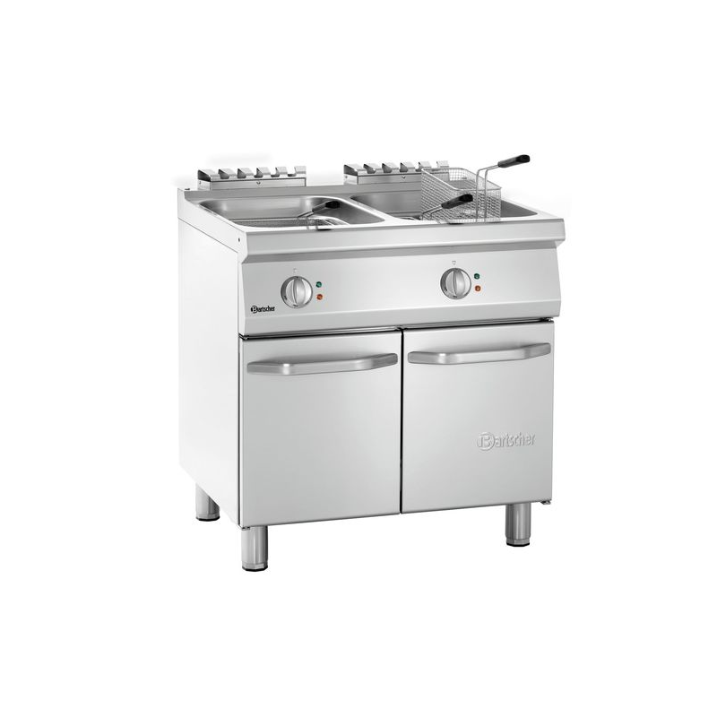Elektrische friteuse 2 schalen L800 - Bartscher 700