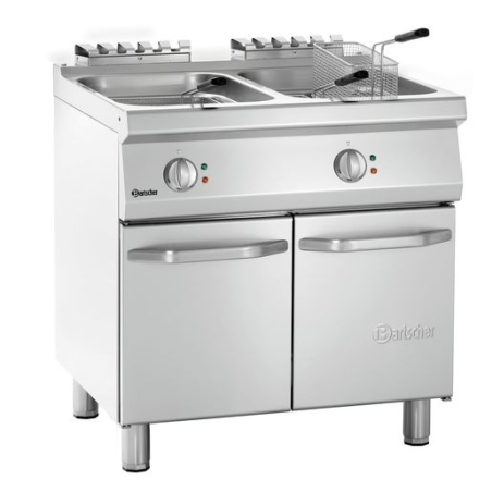 Elektrische friteuse 2 schalen L800 - Bartscher 700