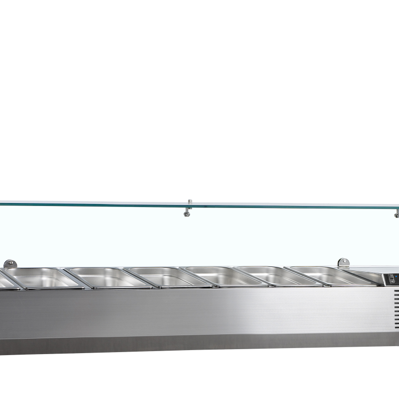 Vitrine r&eacute;frig&eacute;r&eacute;e GN1/4 GVC33-160 - TEFCOLD - 33590