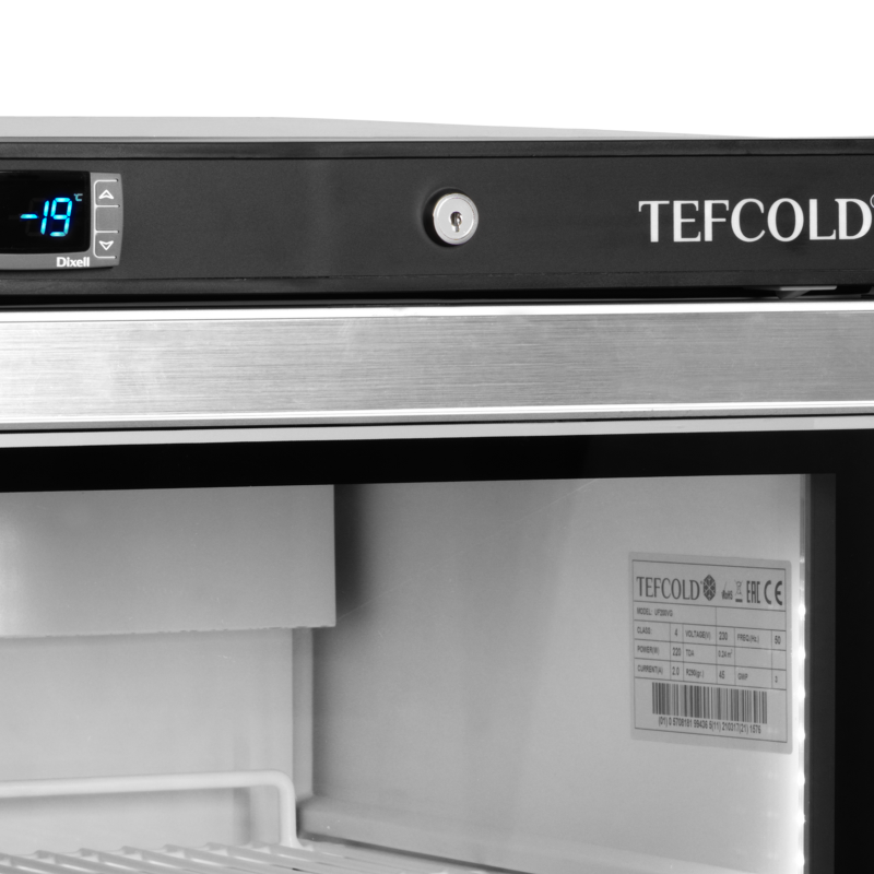 Verticale vitrinevriezers UF200VSG - TEFCOLD - 33864