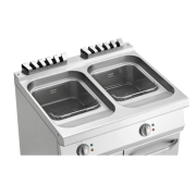 Elektrische friteuse 2 schalen L800 - Bartscher 700