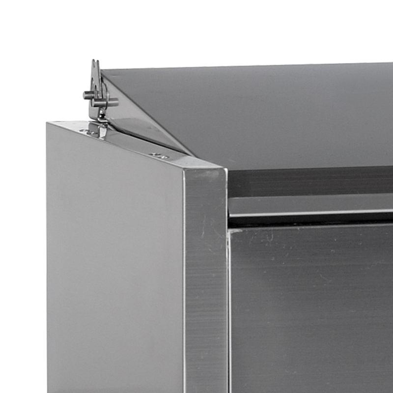 Vitrine r&eacute;frig&eacute;r&eacute;e GN1/4 GVC33-160 S/S - TEFCOLD - 33591