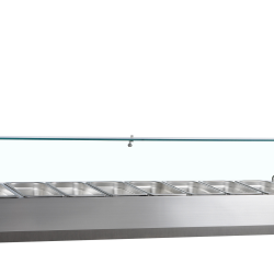 Vitrine r&eacute;frig&eacute;r&eacute;e GN1/4 GVC33-200 - TEFCOLD - 33593