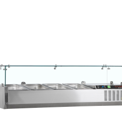 Vitrine r&eacute;frig&eacute;r&eacute;e GN1/3 GVC38-120 - TEFCOLD - 33595
