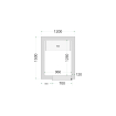 Panneaux de chambre cong&eacute;lation 120 mm CR 120x150x220 - TEFCOLD - 44135