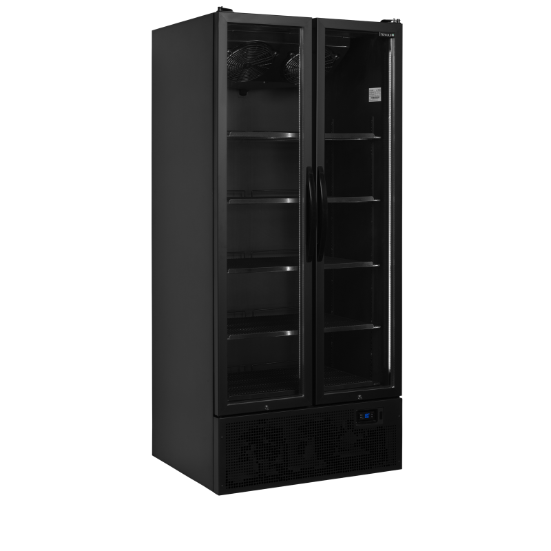 Vitrine r&eacute;frig&eacute;r&eacute;e noire FS890H BLACK - TEFCOLD - 34753