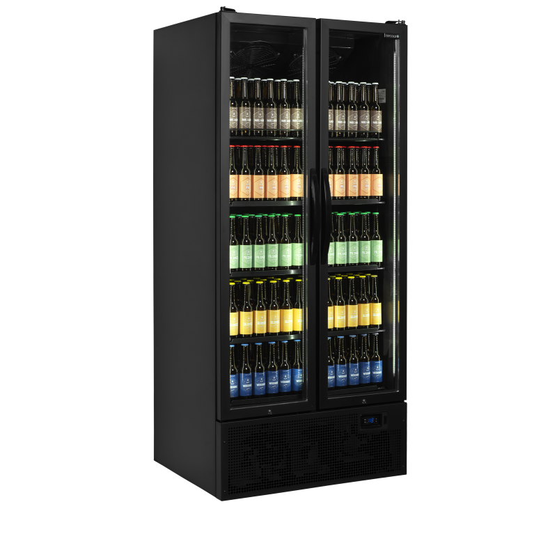 Vitrine r&eacute;frig&eacute;r&eacute;e noire FS890H BLACK - TEFCOLD - 34753