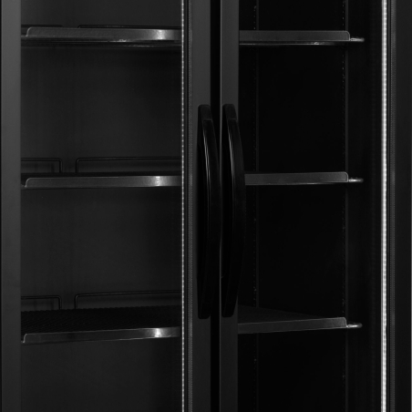 Vitrine r&eacute;frig&eacute;r&eacute;e noire FS890H BLACK - TEFCOLD - 34753