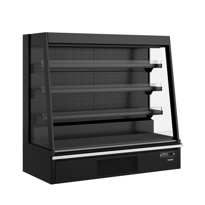 Vitrine r&eacute;frig&eacute;r&eacute;e pour supermarch&eacute; Galaxy+ GPL14 Black HC - TEFCOLD - 47725