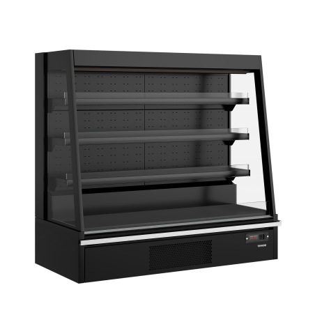 Vitrine r&eacute;frig&eacute;r&eacute;e pour supermarch&eacute; Galaxy+ GPL14 Black HC - TEFCOLD - 47725