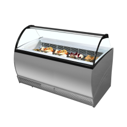 Vitrine pour glace en bac -...