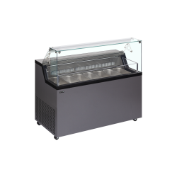 Vitrine pour glace en bac -...