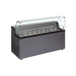 Vitrine pour glace en bac -...