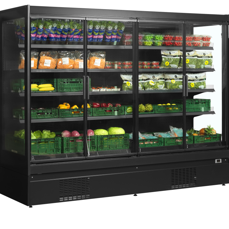 Vitrine r&eacute;frig&eacute;r&eacute;e pour supermarch&eacute; &agrave; froid positif EXTRA2500CD - TEFCOLD - 38477