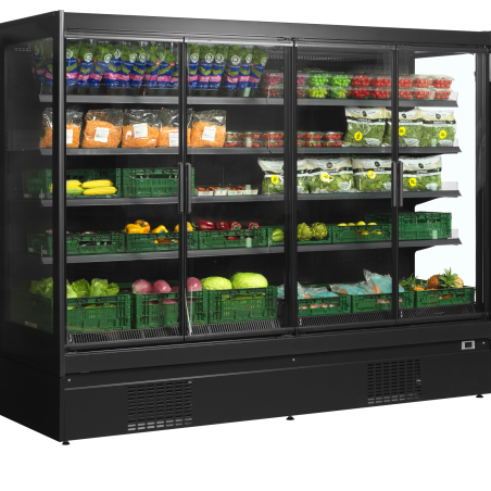 Vitrine r&eacute;frig&eacute;r&eacute;e pour supermarch&eacute; &agrave; froid positif EXTRA2500CD - TEFCOLD - 38477