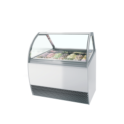 Vitrine ventil&eacute;e pour glace en bac MILLENNIUM LX12 - TEFCOLD - 20330