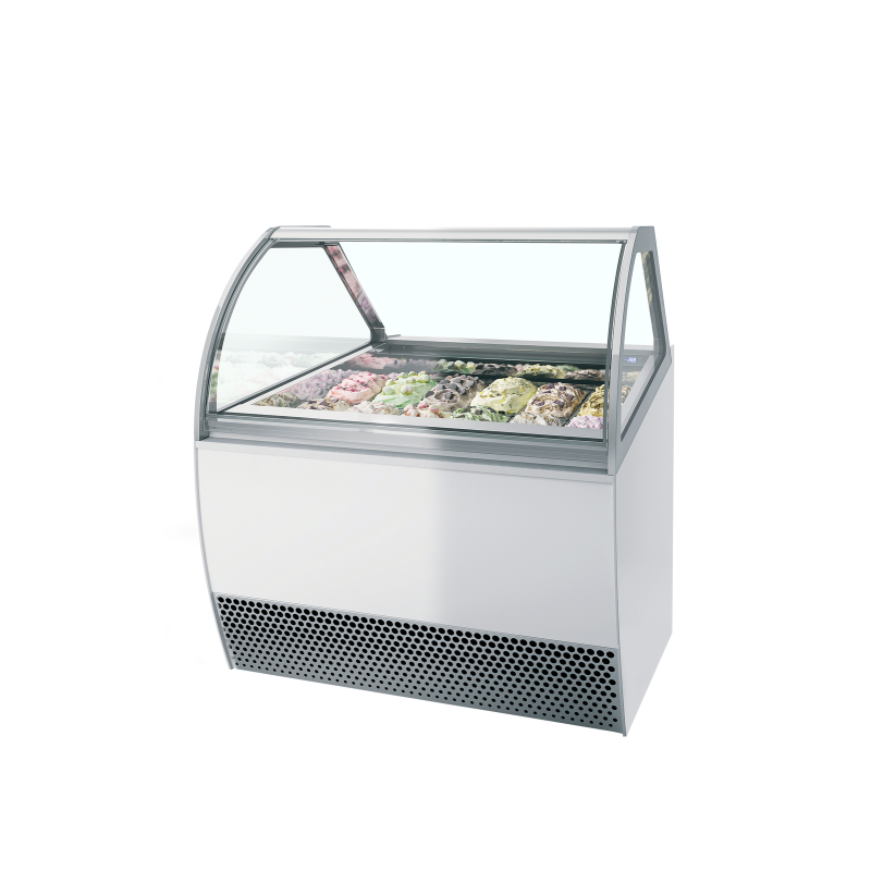 Vitrine ventil&eacute;e pour glace en bac MILLENNIUM LX12 - TEFCOLD - 20330