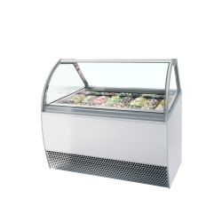 Vitrine ventil&eacute;e pour glace en bac MILLENNIUM LX16 - TEFCOLD - 20331