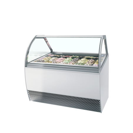 Vitrine ventil&eacute;e pour glace en bac MILLENNIUM LX16 - TEFCOLD - 20331