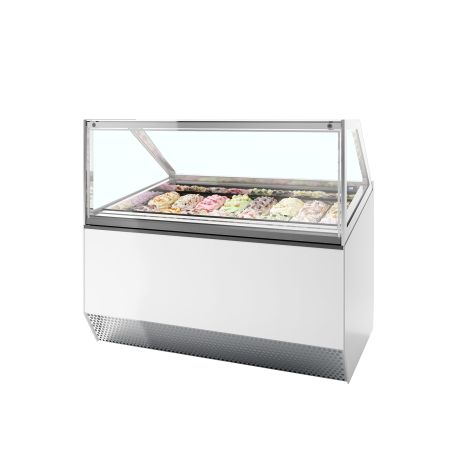 Vitrine ventil&eacute;e pour glace en bac MILLENNIUM ST16 - TEFCOLD - 20335