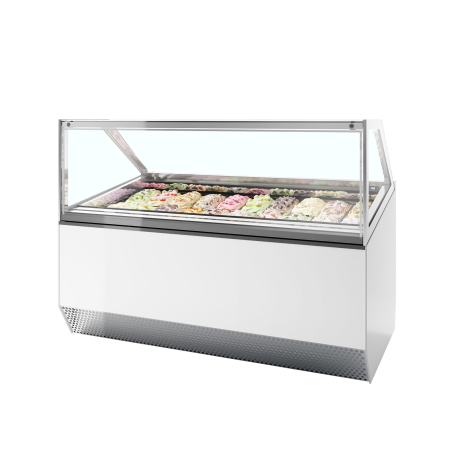 Vitrine ventil&eacute;e pour glace en bac MILLENNIUM ST20 - TEFCOLD - 20337