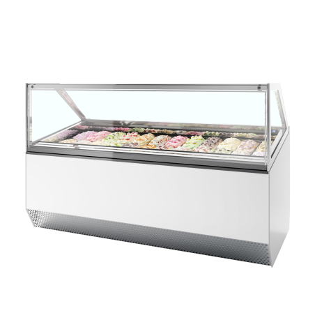 Vitrine ventil&eacute;e pour glace en bac MILLENNIUM ST24 - TEFCOLD - 20338