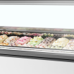 Vitrine ventil&eacute;e pour glace en bac MILLENNIUM ST24 - TEFCOLD - 20338