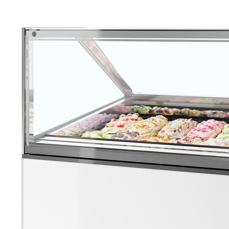 Vitrine ventil&eacute;e pour glace en bac MILLENNIUM ST24 - TEFCOLD - 20338