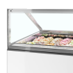 Vitrine ventil&eacute;e pour glace en bac MILLENNIUM ST24 - TEFCOLD - 20338