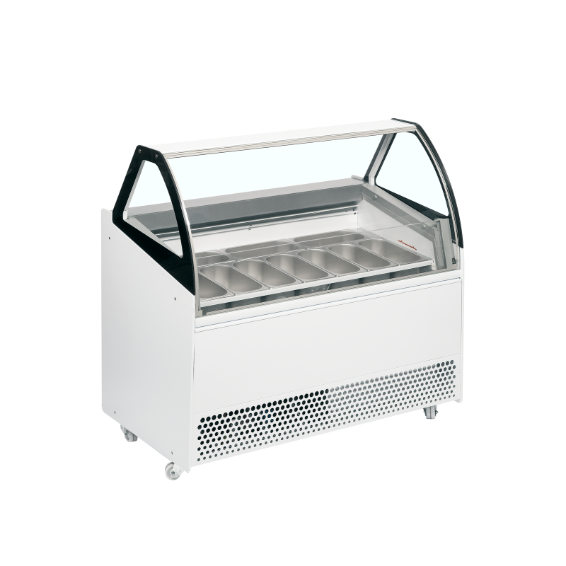 Vitrine ventil&eacute;e pour glace en bac BERMUDA VIEW RV10 - TEFCOLD - 20357