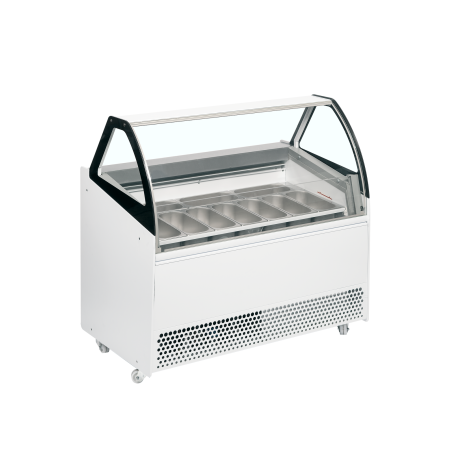 Vitrine ventil&eacute;e pour glace en bac BERMUDA VIEW RV10 - TEFCOLD - 20357