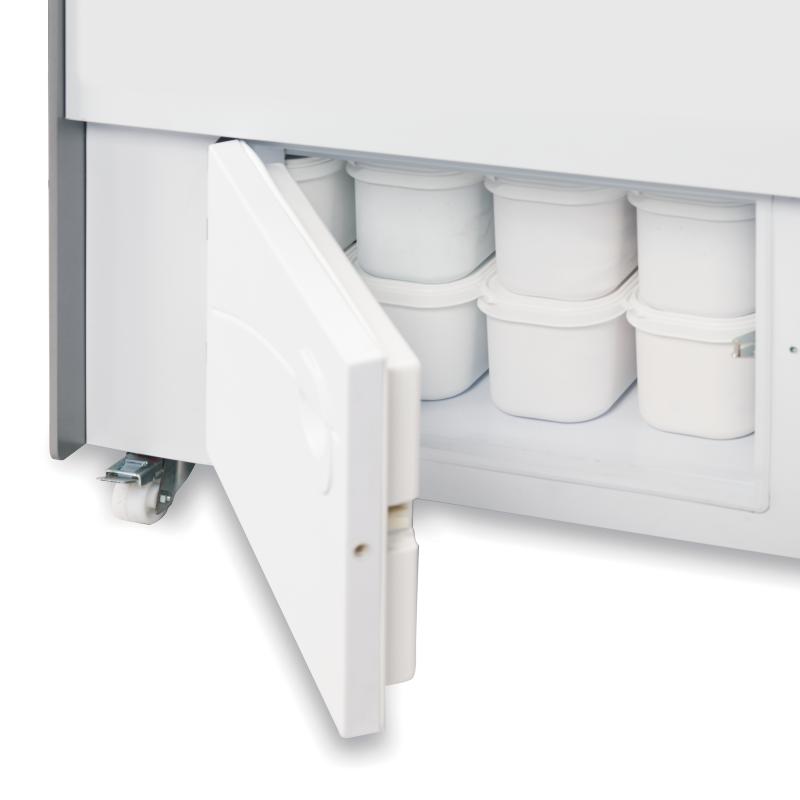Vitrine ventil&eacute;e pour glace en bac BERMUDA VIEW RV10 - TEFCOLD - 20357