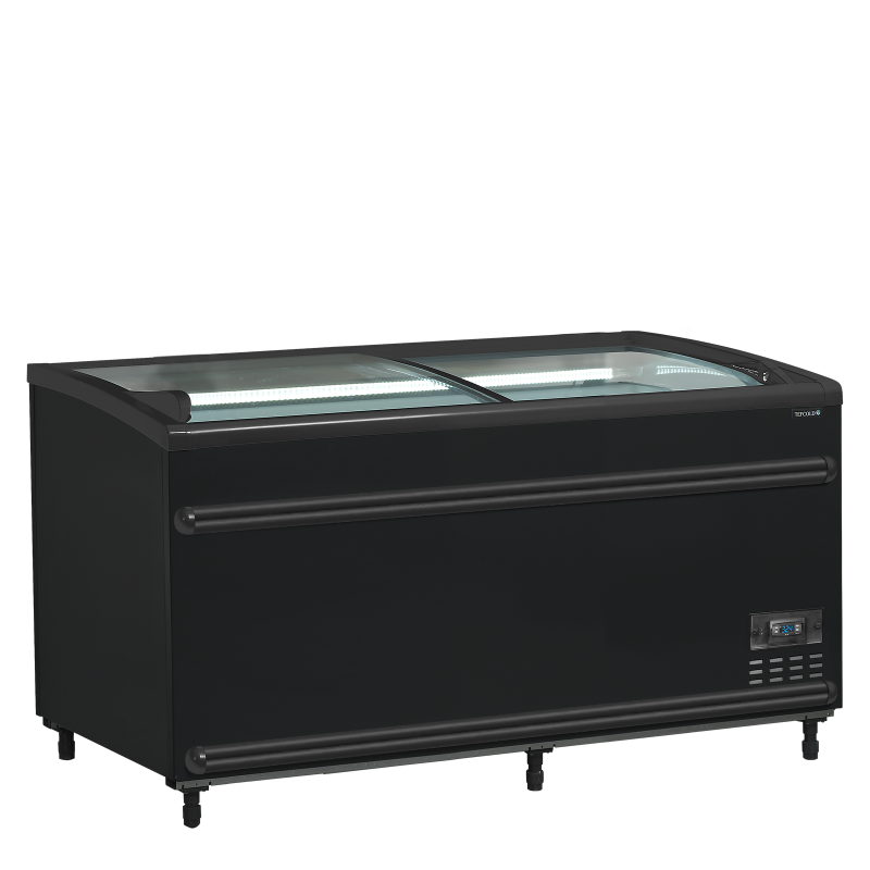 R&eacute;frig&eacute;rateur / cong&eacute;lateur de supermarch&eacute; noir SFI145B-CF VS - TEFCOLD - 41052