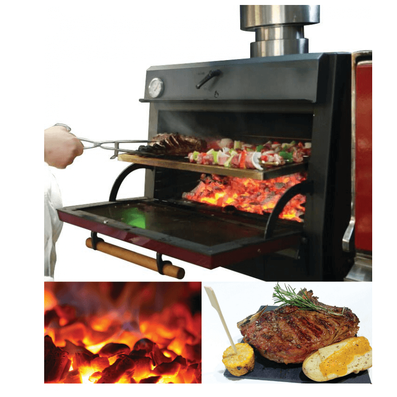 Houtskoolgrill CBQ-060/BK - Diamant