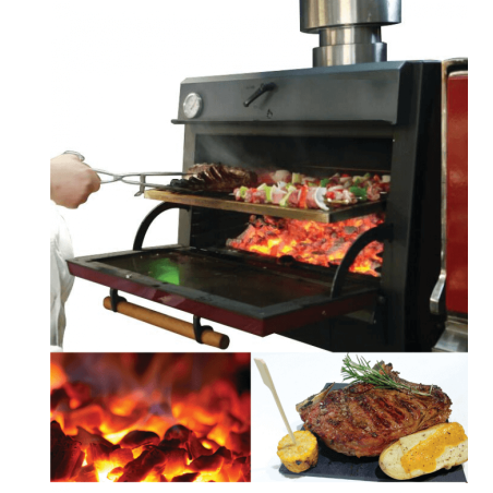 Houtskoolgrill CBQ-060/BK - Diamant