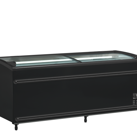 R&eacute;frig&eacute;rateur / cong&eacute;lateur de supermarch&eacute; noir SFI185B-CF VS - TEFCOLD - 41058