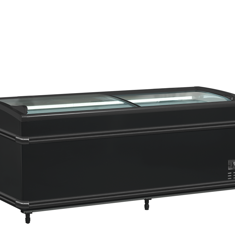 R&eacute;frig&eacute;rateur / cong&eacute;lateur de supermarch&eacute; noir SFI185B HC-CF VS - TEFCOLD - 41067