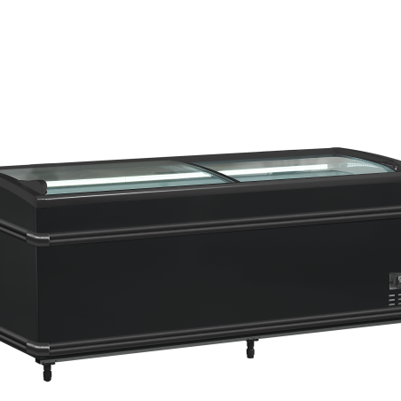 R&eacute;frig&eacute;rateur / cong&eacute;lateur de supermarch&eacute; noir SFI185B HC-CF VS - TEFCOLD - 41067