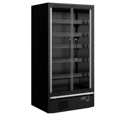 Vitrine r&eacute;frig&eacute;r&eacute;e pour supermarch&eacute; Galaxy+ GP10FGD Black - TEFCOLD - 43813
