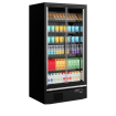 Vitrine r&eacute;frig&eacute;r&eacute;e pour supermarch&eacute; Galaxy+ GP10FGD Black - TEFCOLD - 43813