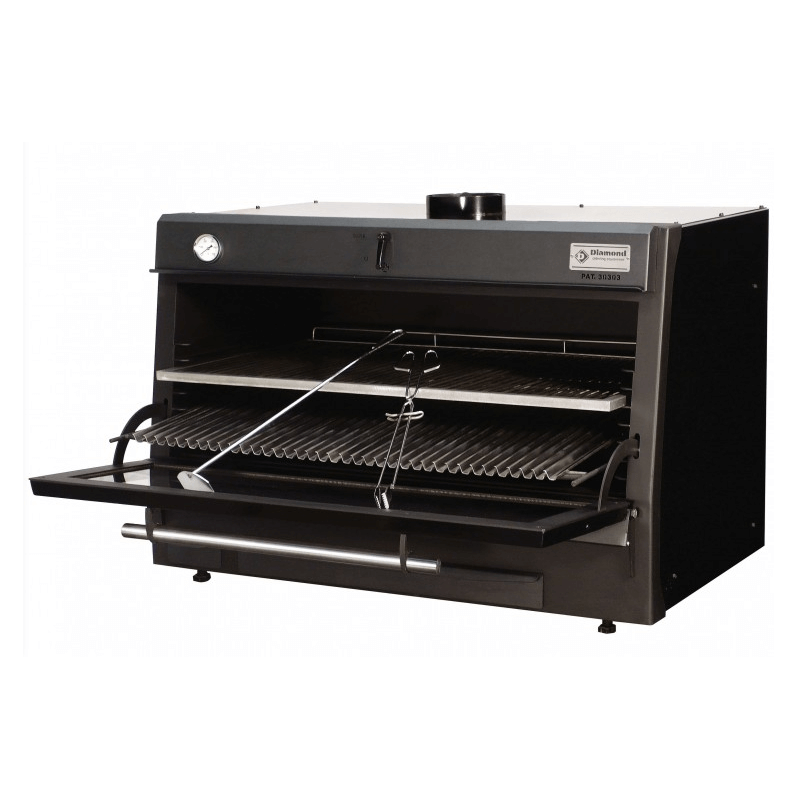 Houtskoolbarbecue-oven CBQ-120/BK - Diamond