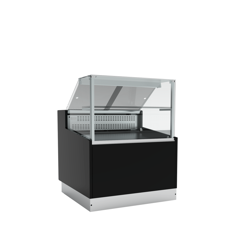 Comptoir r&eacute;frig&eacute;r&eacute; statique noir BRABANT 100B - TEFCOLD - 52083