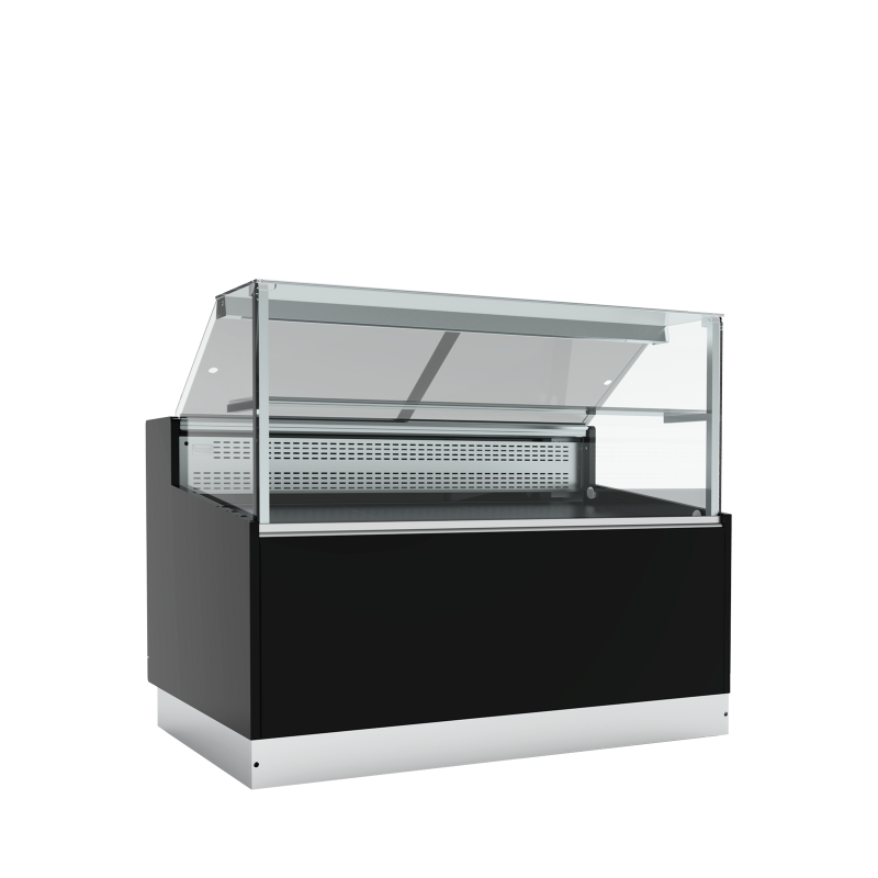 Comptoir r&eacute;frig&eacute;r&eacute; statique noir BRABANT 150B - TEFCOLD - 52085