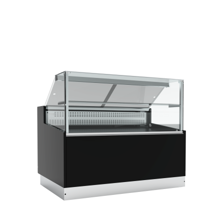 Comptoir r&eacute;frig&eacute;r&eacute; statique noir BRABANT 150B - TEFCOLD - 52085