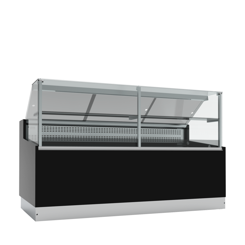 Comptoir r&eacute;frig&eacute;r&eacute; statique noir BRABANT 200B - TEFCOLD - 52087